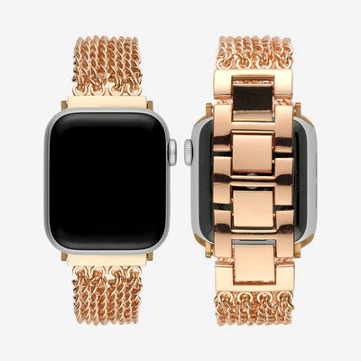 Women's Metal Chain Watchband - Rose Gold