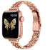 Seven Beads Stainless Steel Watchband - Rose Gold