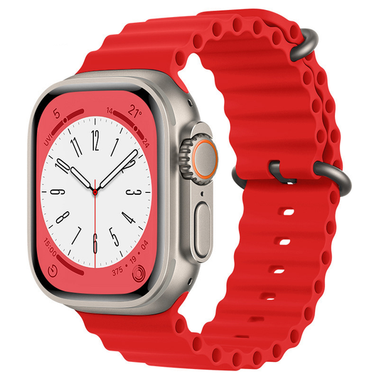 Ocean Silicone Band - Red