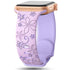 Floral Engraved Band Purple Shades