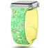 Floral Engraved Band Green x Yellow