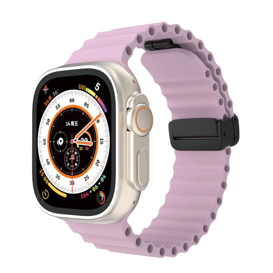 Ocean Silicone Band with Magnetic Buckle - Lavender